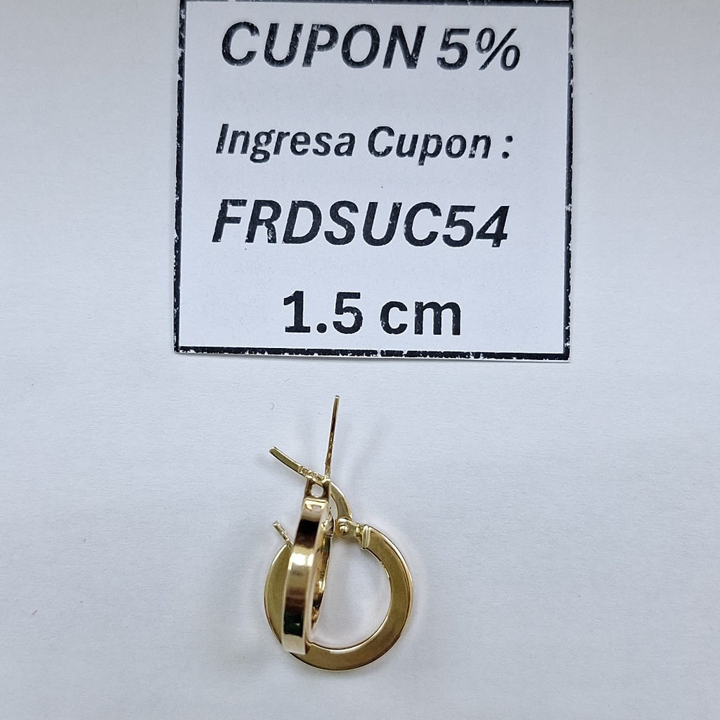 ARRACADAS ORO 14K 1.3 (NUEVO)