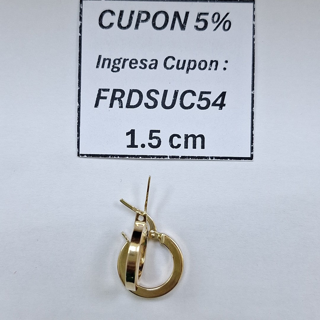 ARRACADAS ORO 14K 1.3 (NUEVO)