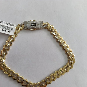 PULSERA MONACO ORO 10K 7.1 (NUEVO)