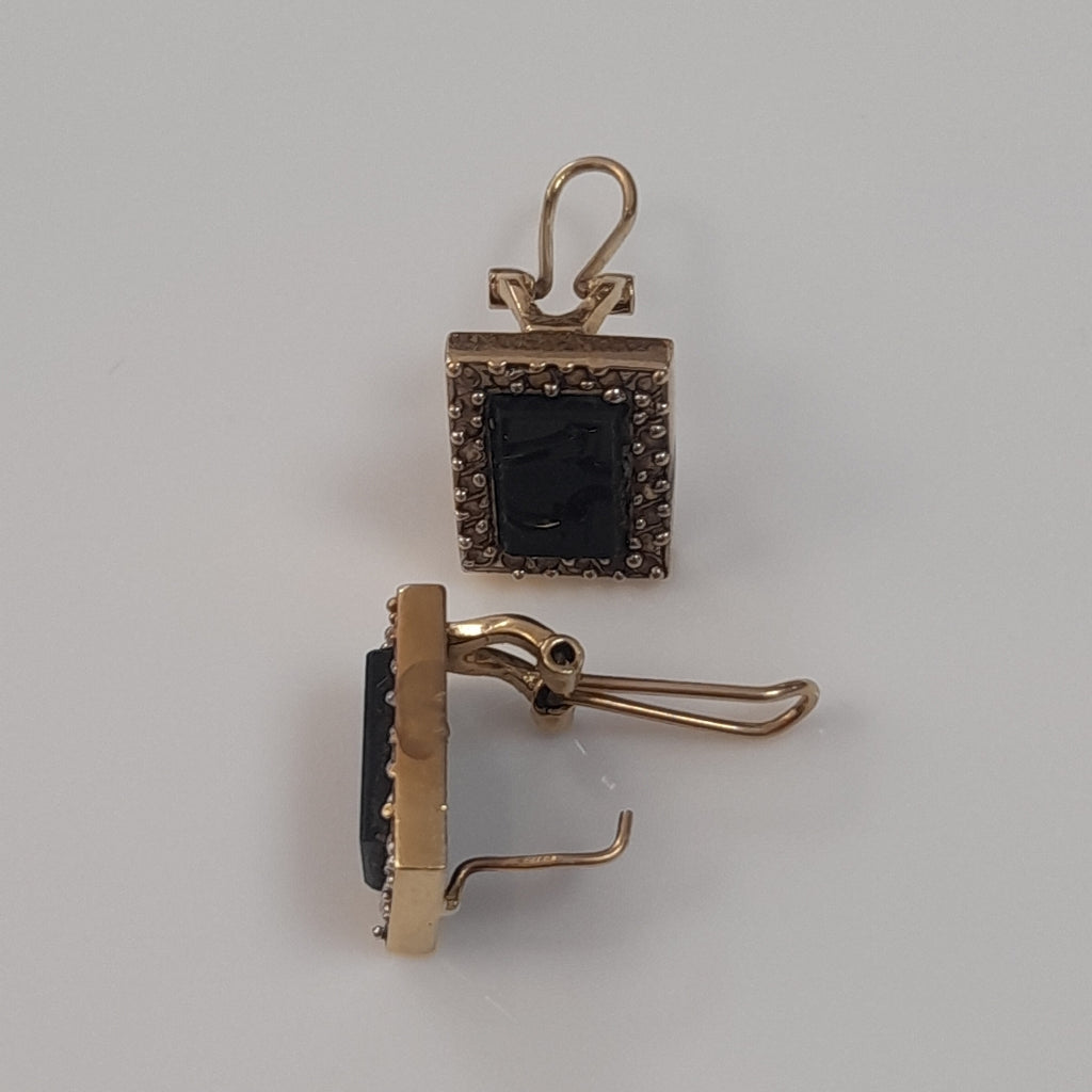 ARETES PAR ORO 14 K 5,40 GRMS (SEMINUEVO)