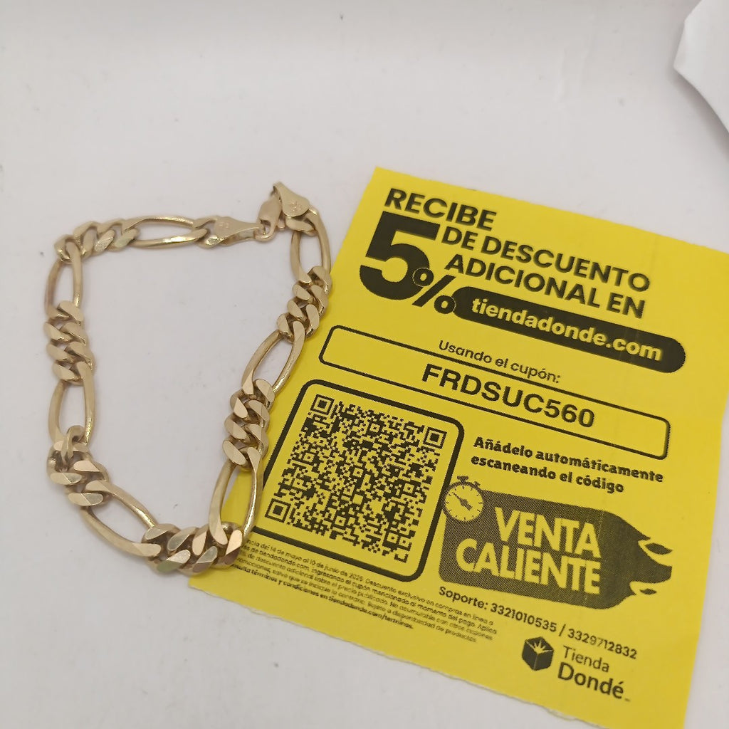 PULSERA ORO 10 K 17.1 GRMS (SEMINUEVO)