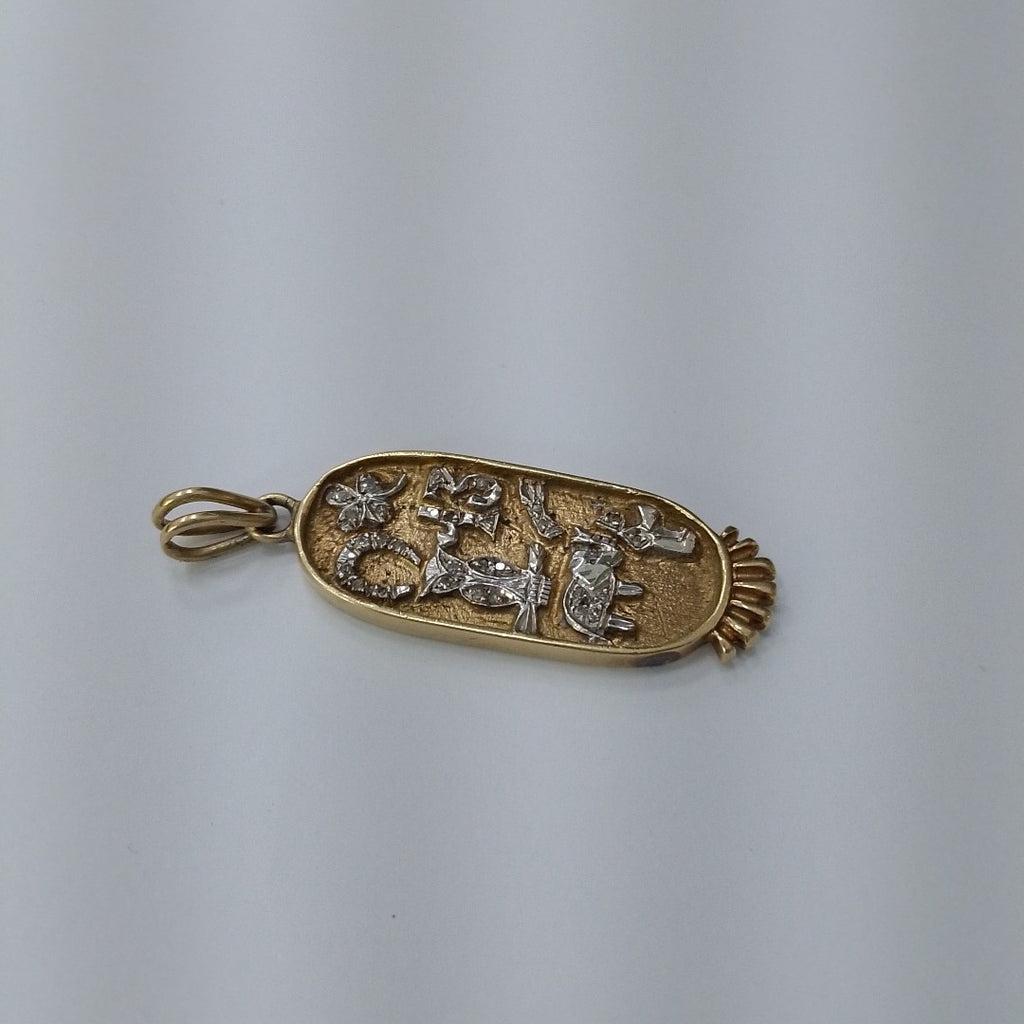 DIJE ORO,RODIADO 14 K 10,00 GRMS (SEMINUEVO)