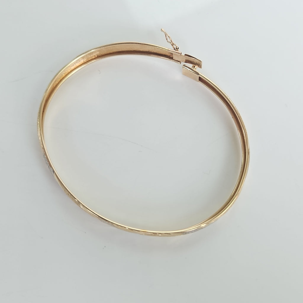 PULSERA RIGIDA ORO 14 K 5.3 GRMS (SEMINUEVO)