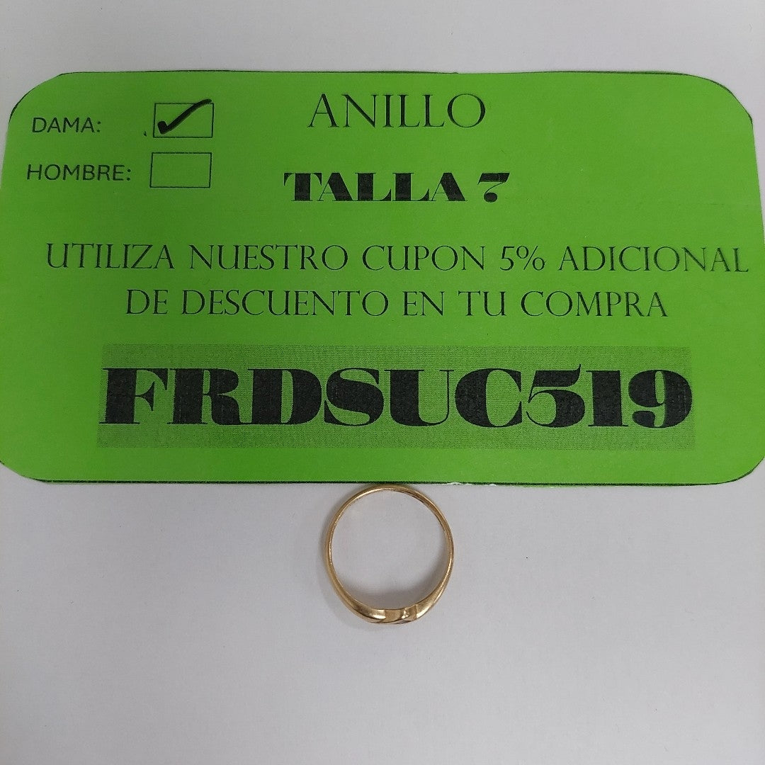 ANILLITO ORO 14 K 1.9 GRMS (SEMINUEVO)