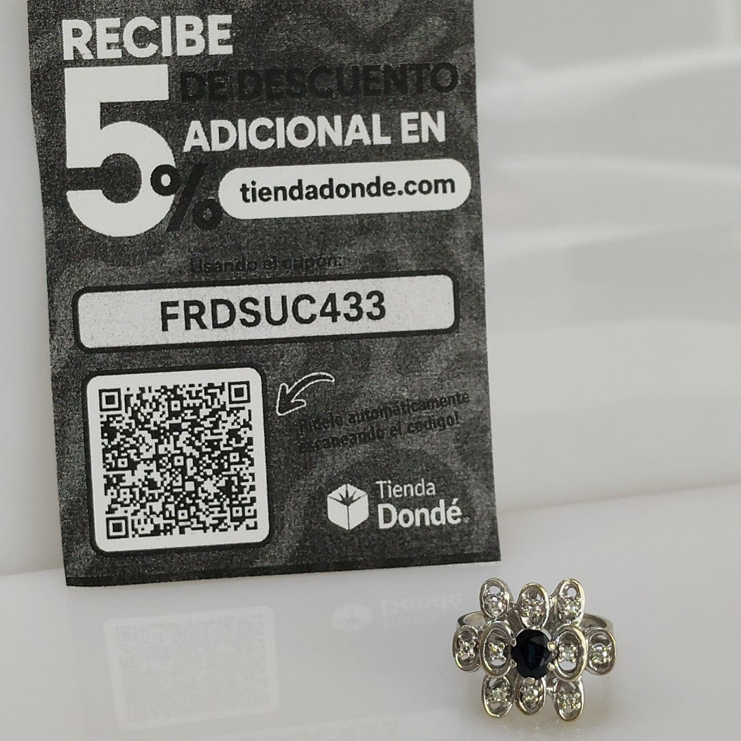 ANILLITO ORO BLANCO 18 K 6,90 GRMS (SEMINUEVO)