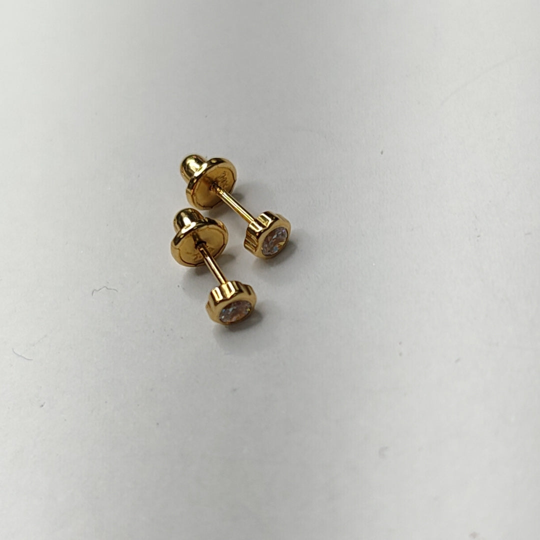 BROQUELES PAR ORO 14 K 0.4 GRMS (SEMINUEVO)