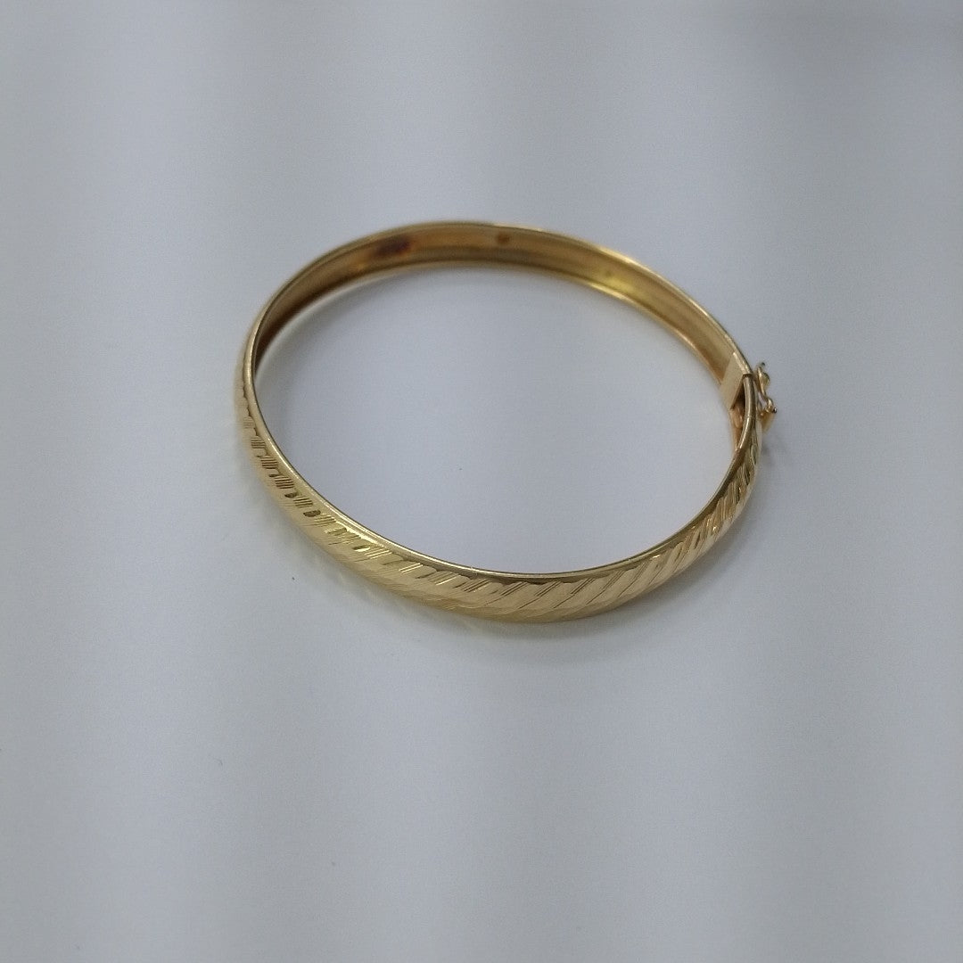 PULSERA RIGIDA ORO 14 K 5.5 GRMS (SEMINUEVO)