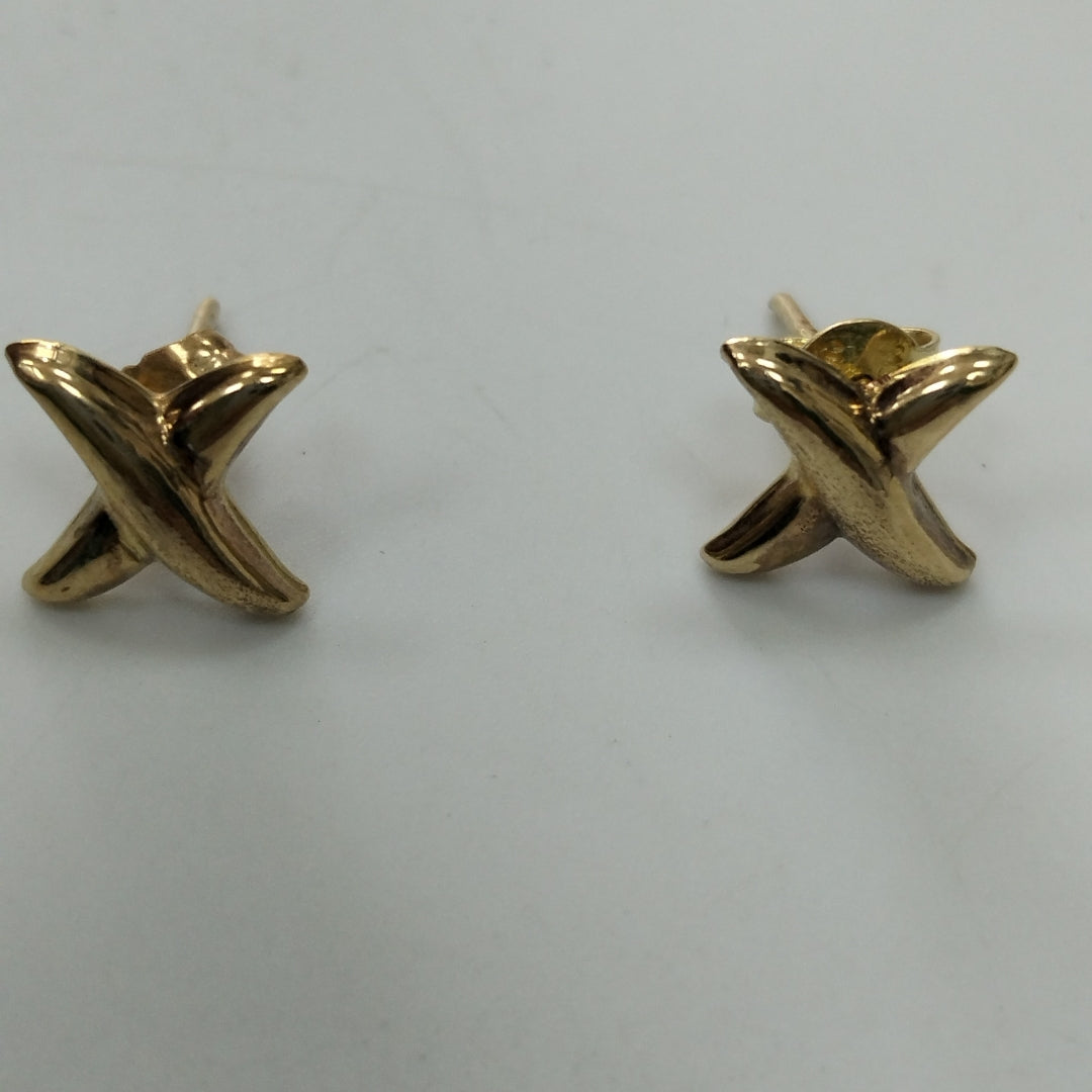 ARETES PAR ORO 10 K 1,00 GRMS (SEMINUEVO)