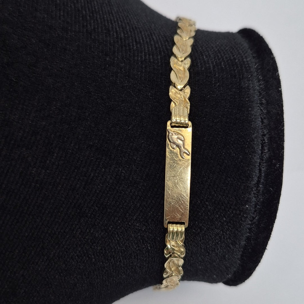 ESCLAVA ORO 14 K 3.9 GRMS (SEMINUEVO)