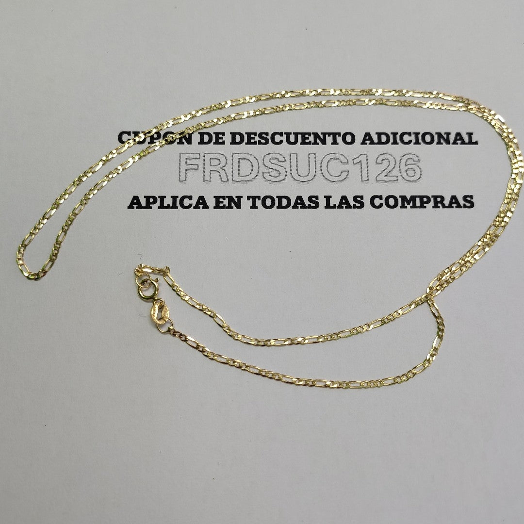 CADENAS CARTIER 3 1 AMARILLA ORO 14K 2.1 (NUEVO)