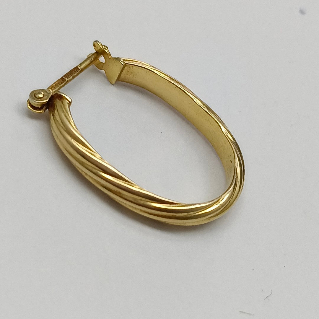 ARETES PAR ORO 14 K 1.3 GRMS (SEMINUEVO)