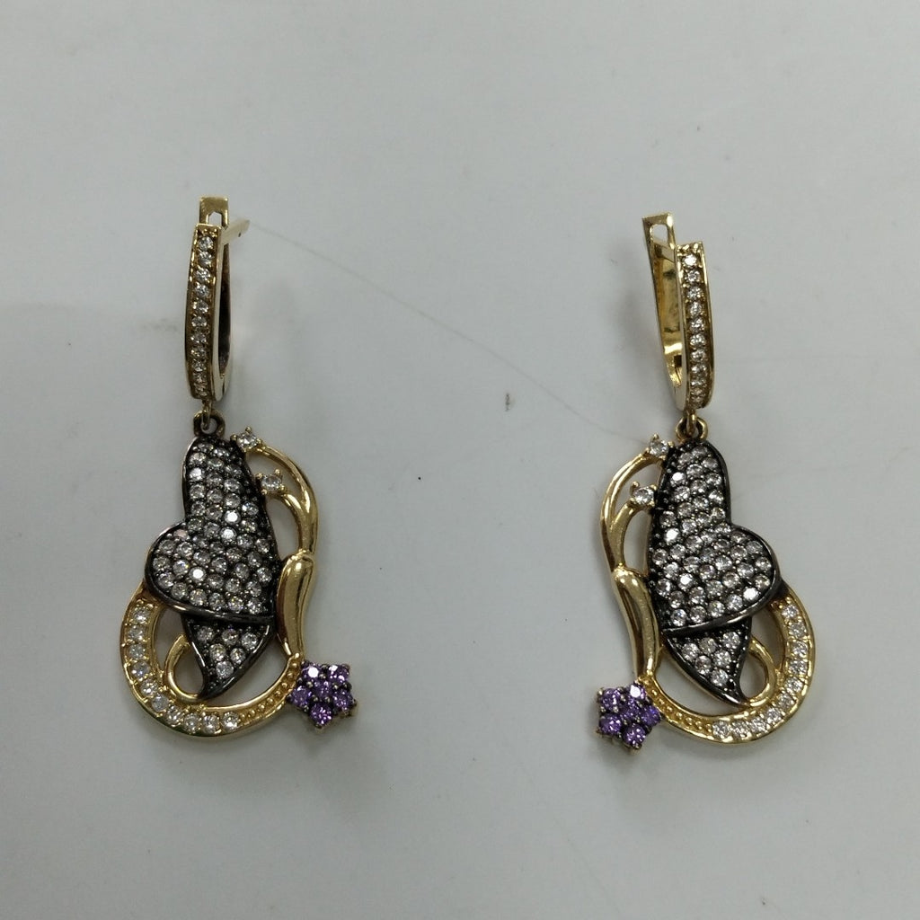 ARETES PAR ORO 14 K 7,20 GRMS (SEMINUEVO)