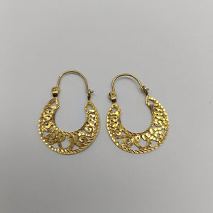 ARETES PAR ORO 8 K 3.3 GRMS (SEMINUEVO)
