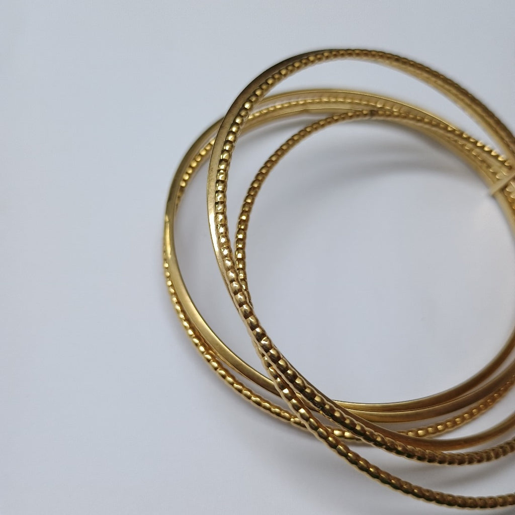 SEMANARIO DE PULSERAS ORO 14 K 11.3 GRMS (SEMINUEVO)
