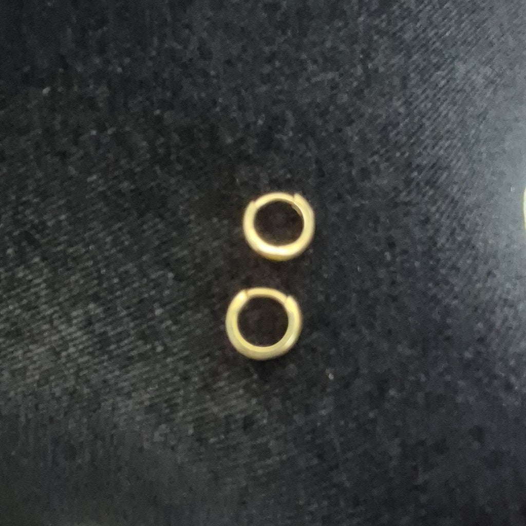 ARRACADAS PAR ORO 14 K 1,40 GRMS (SEMINUEVO)