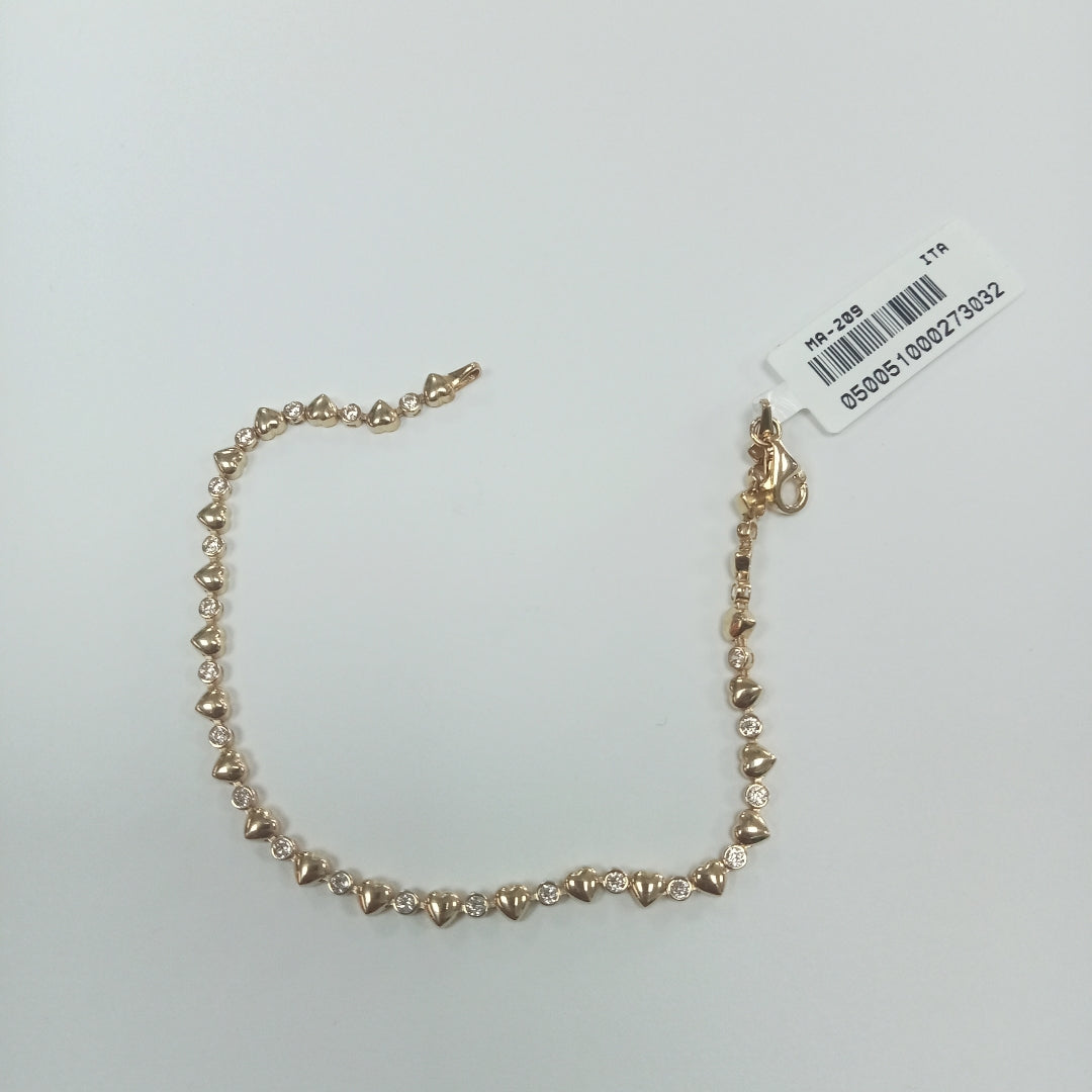 PULSERAS DAMA ORO 14K 3.5 (NUEVO)