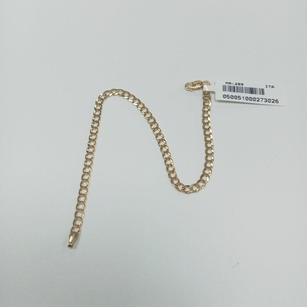 PULSERAS DAMA BARBADA AMARILLA ORO 14K 2.4 (NUEVO)