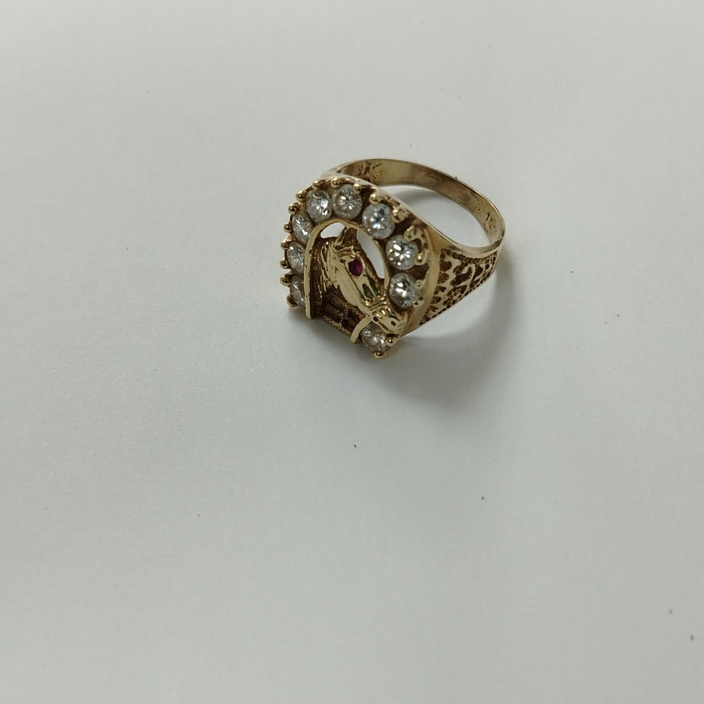 ANILLO ORO 10 K 6,90 GRMS (SEMINUEVO)