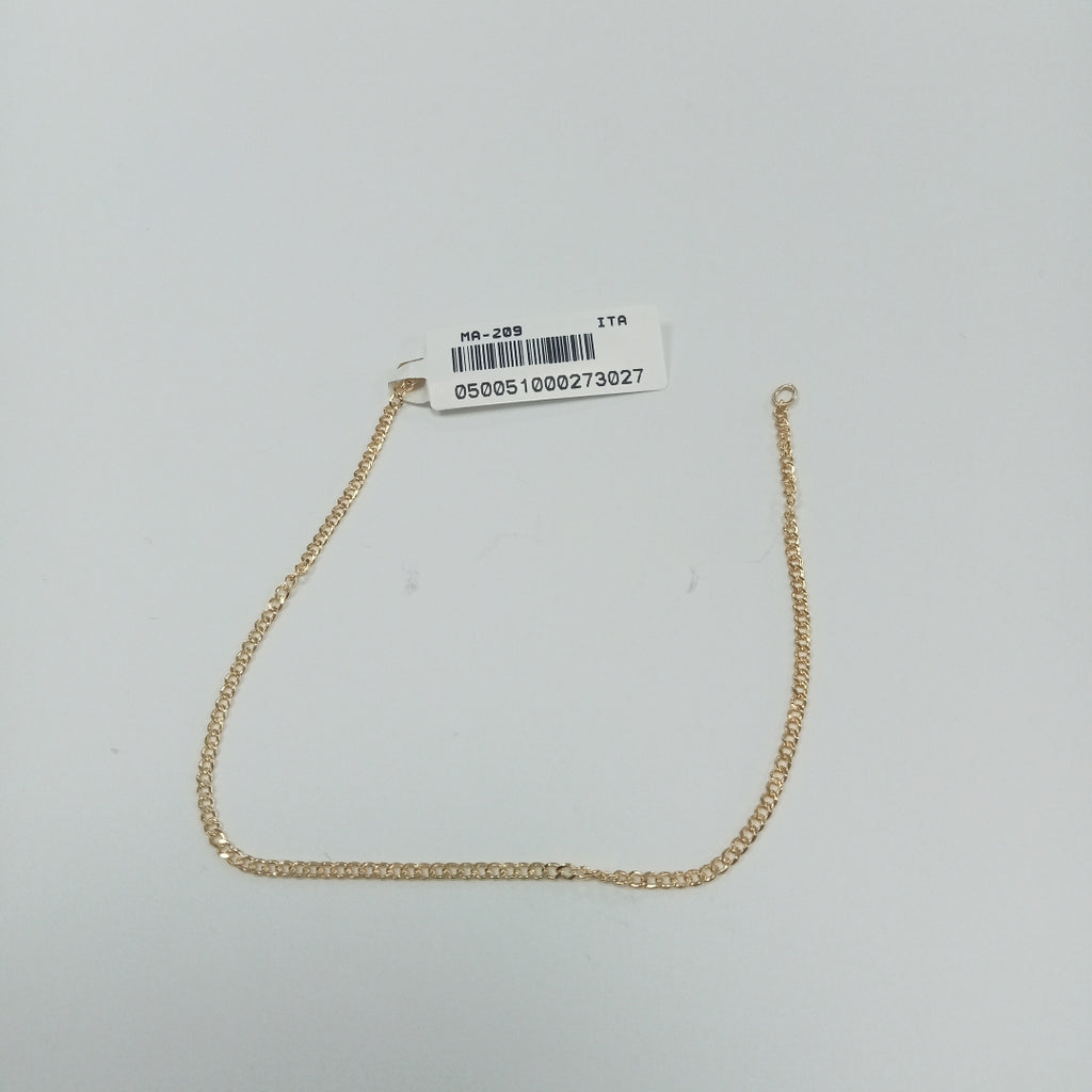 PULSERAS DAMA BARBADA AMARILLA ORO 14K 0.6 (NUEVO)