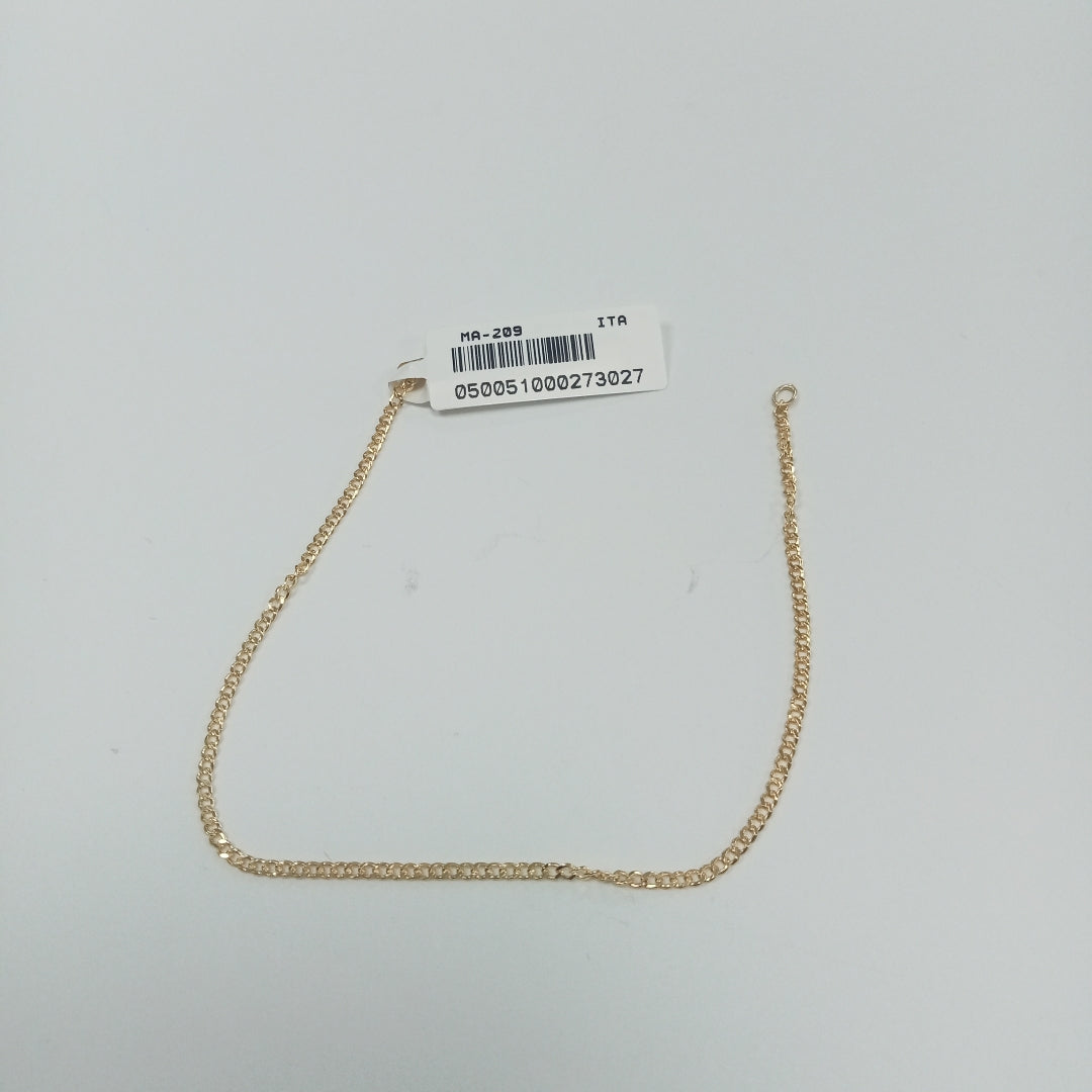 PULSERAS DAMA BARBADA AMARILLA ORO 14K 0.6 (NUEVO)