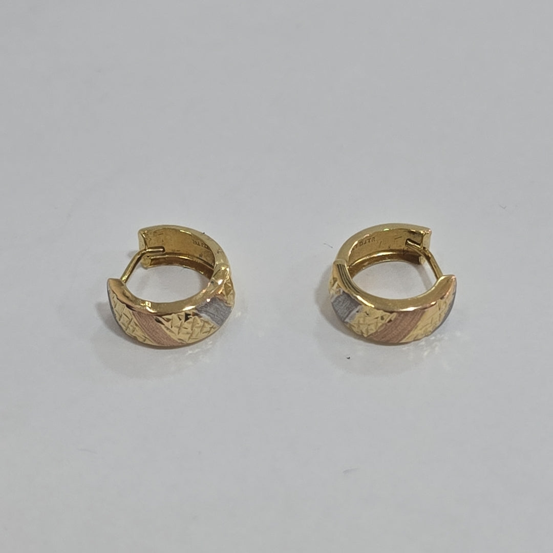 ARRACADAS PAR ORO 14 K 1,20 GRMS (SEMINUEVO)