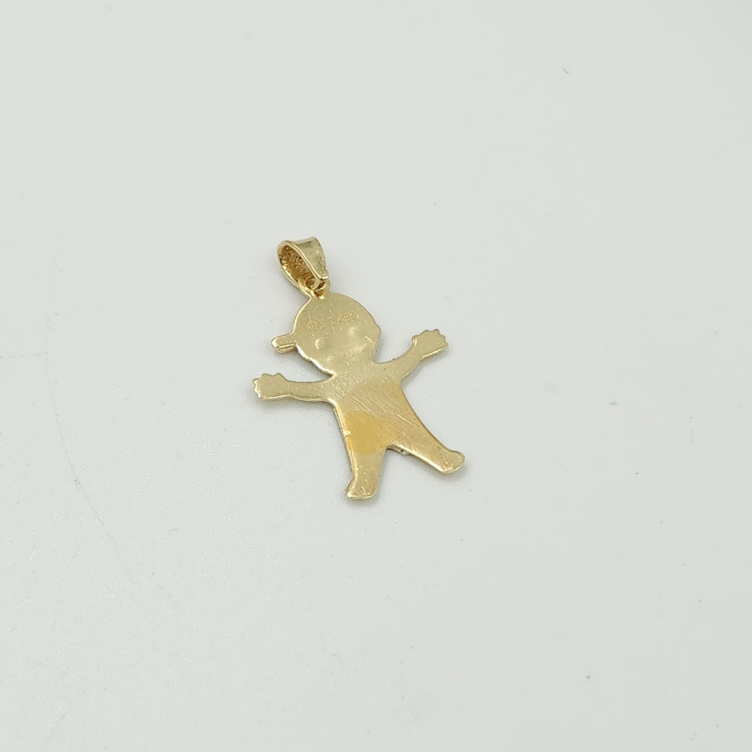 DIJE ORO,ORO COMBINADO 14 K 1,20 GRMS (SEMINUEVO)