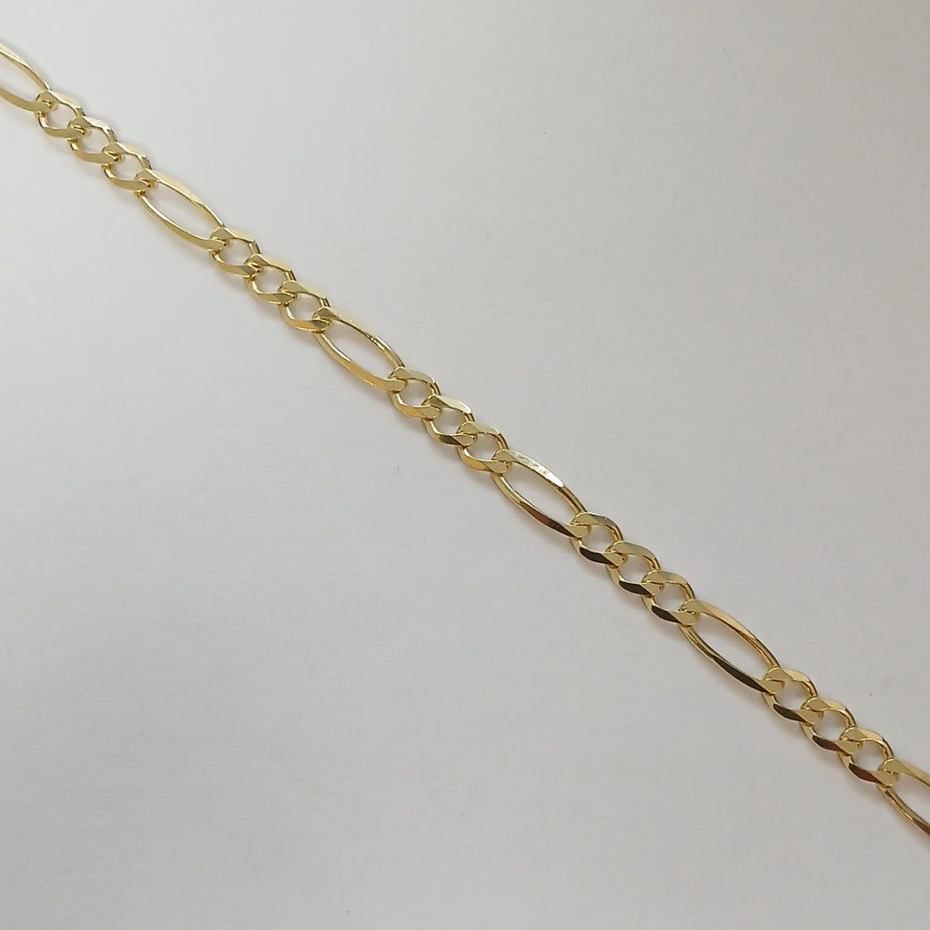 PULSERAS CABALLERO CARTIER 3 1 AMARILLA ORO 14K 7.3 (NUEVO)