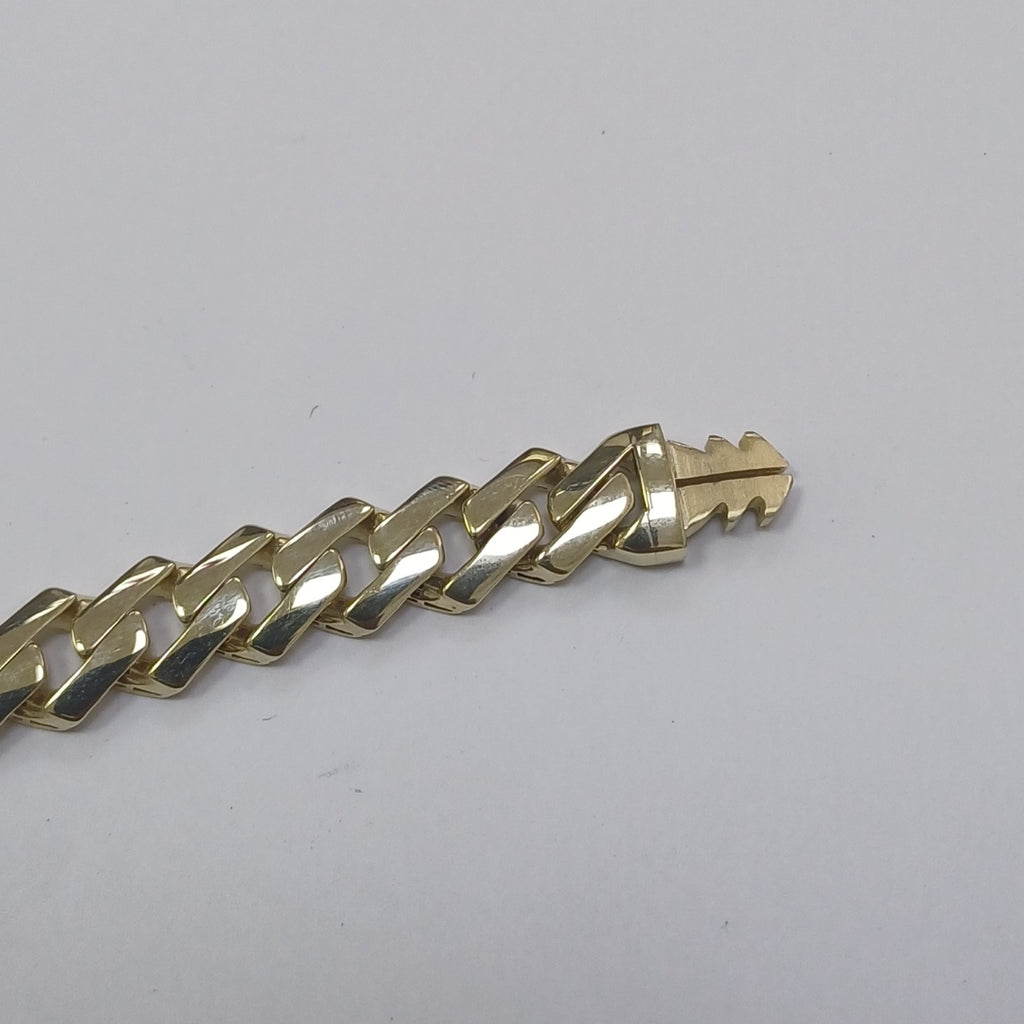 PULSERA CABALLERO MONACO ORO 10K 12.1 (NUEVO)