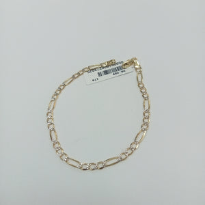 PULSERAS DAMA CARTIER 3 1 DIAMANTADA ORO 14K 2.6 (NUEVO)