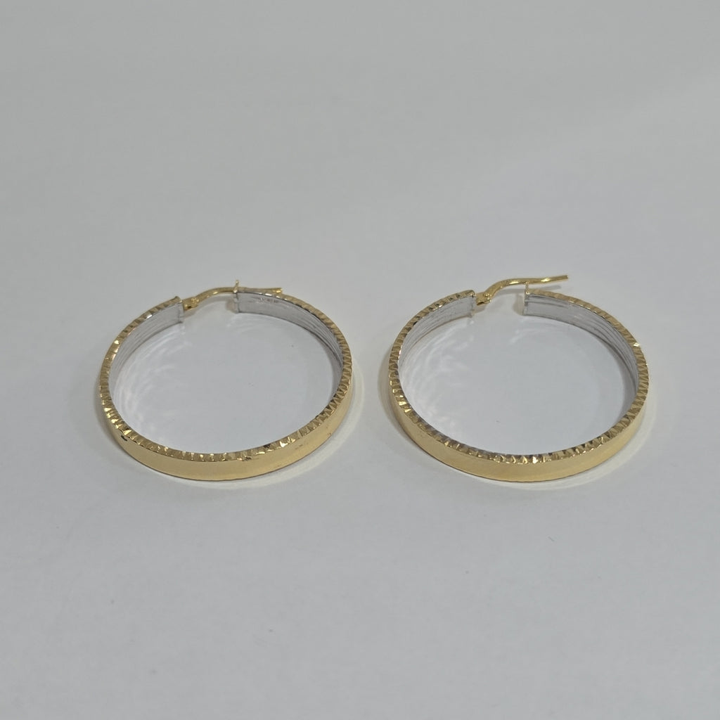 ARRACADAS PAR ORO,ORO BLANCO 14 K 3,30 GRMS (SEMINUEVO)