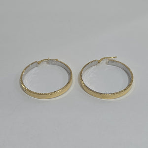 ARRACADAS PAR ORO,ORO BLANCO 14 K 3,30 GRMS (SEMINUEVO)