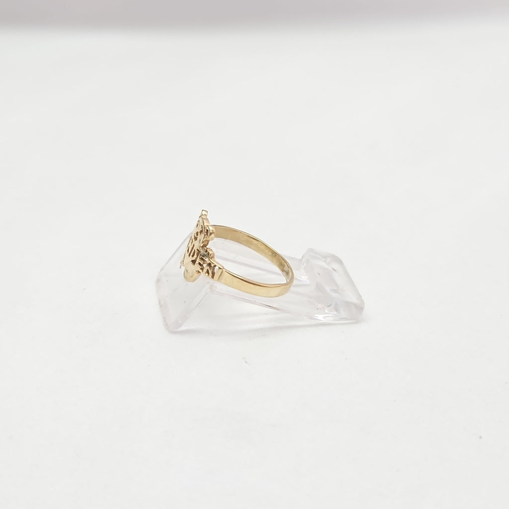 ANILLO DE GRADUACIÓN ORO 10 K 1.2 GRMS (SEMINUEVO)