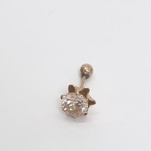 ARETES PAR ORO 8 K 0.8 GRMS (SEMINUEVO)