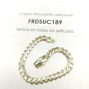 PULSERA CABALLERO MONACO ORO 10K 9.5 (NUEVO)