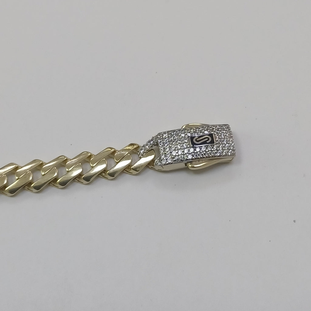 PULSERA MONACO ORO 10K 6.9 (NUEVO)