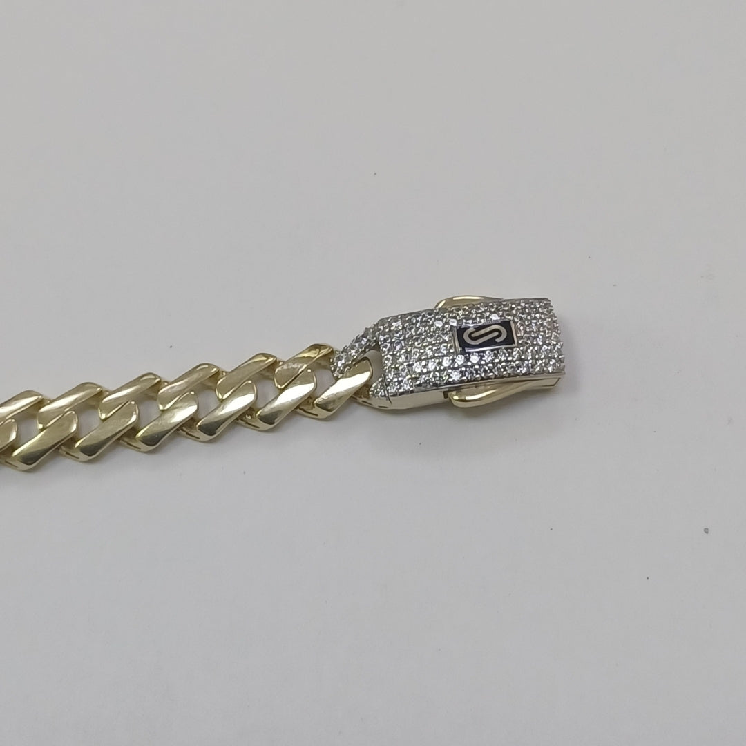 PULSERA MONACO ORO 10K 6.9 (NUEVO)