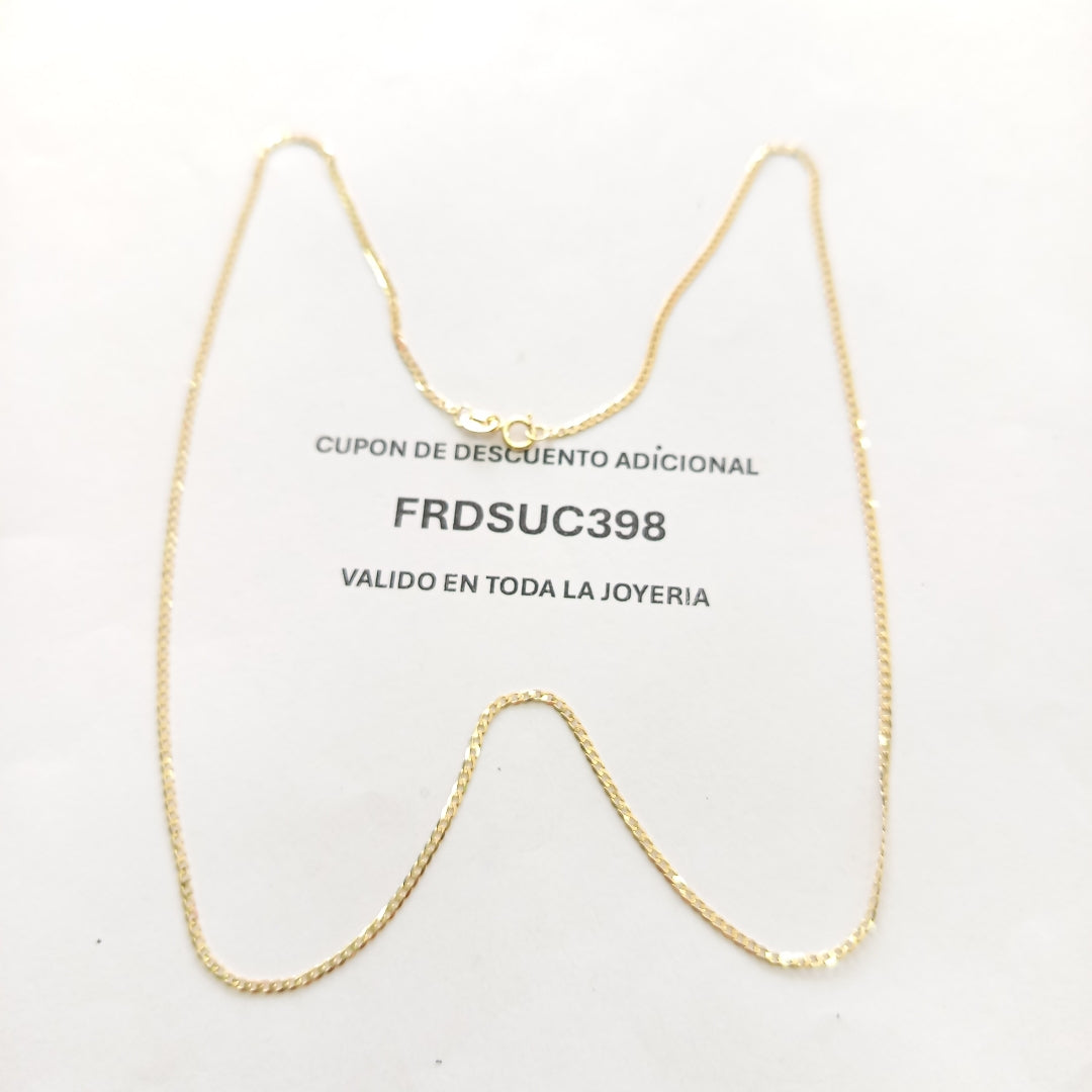 CADENAS BARBADA AMARILLA ORO 14K 2 (NUEVO)
