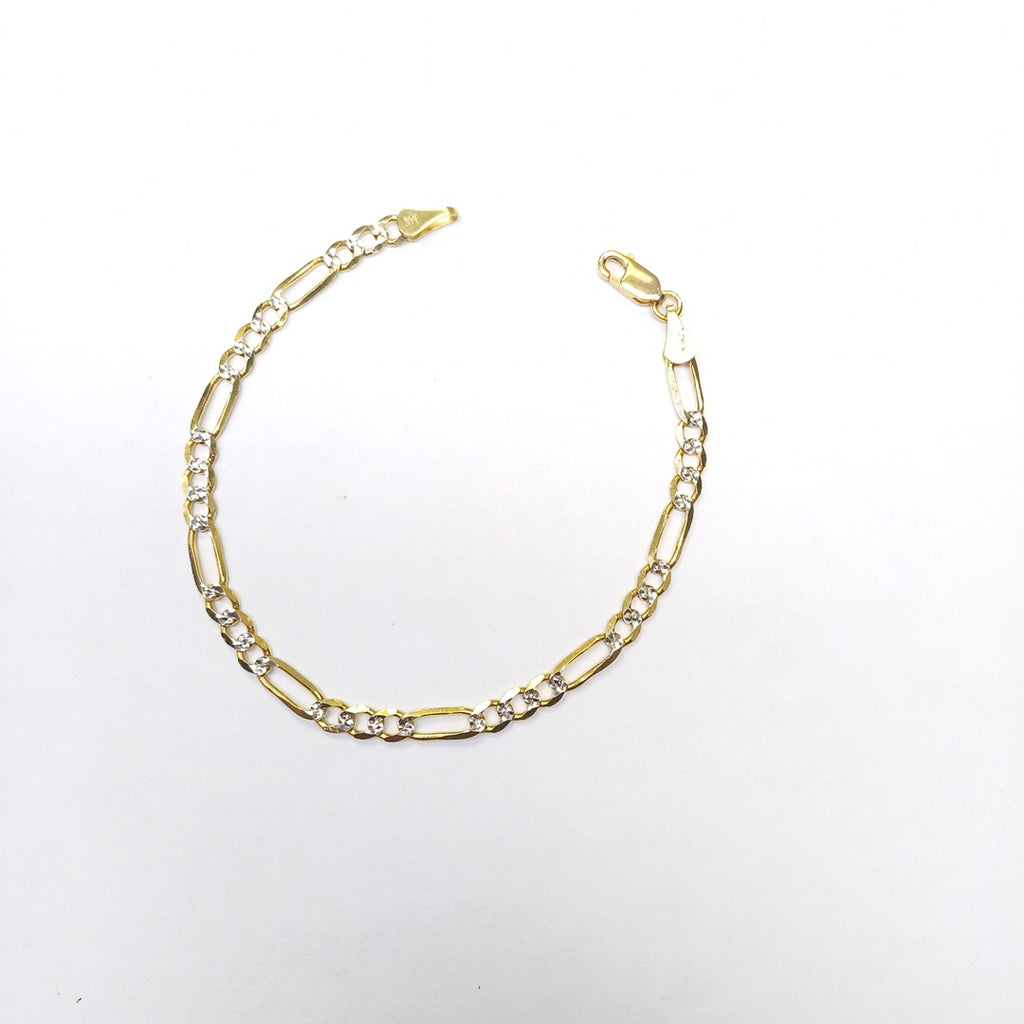 PULSERA 3X1 14K 18 CM 4 GR (NUEVO)
