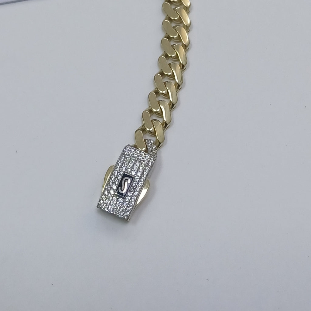 PULSERA MONACO ORO 10K 6.9 (NUEVO)