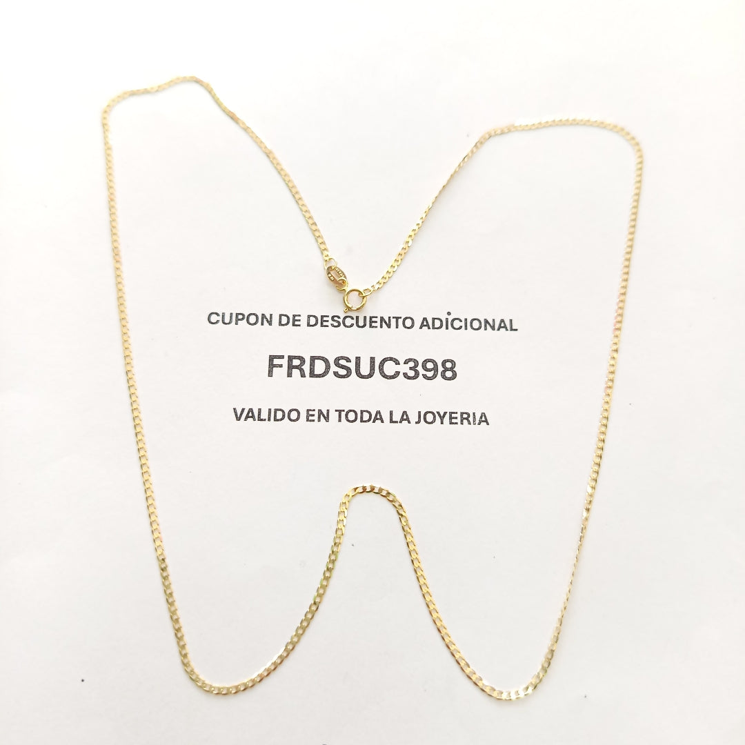 CADENAS BARBADA AMARILLA ORO 14K 2 (NUEVO)