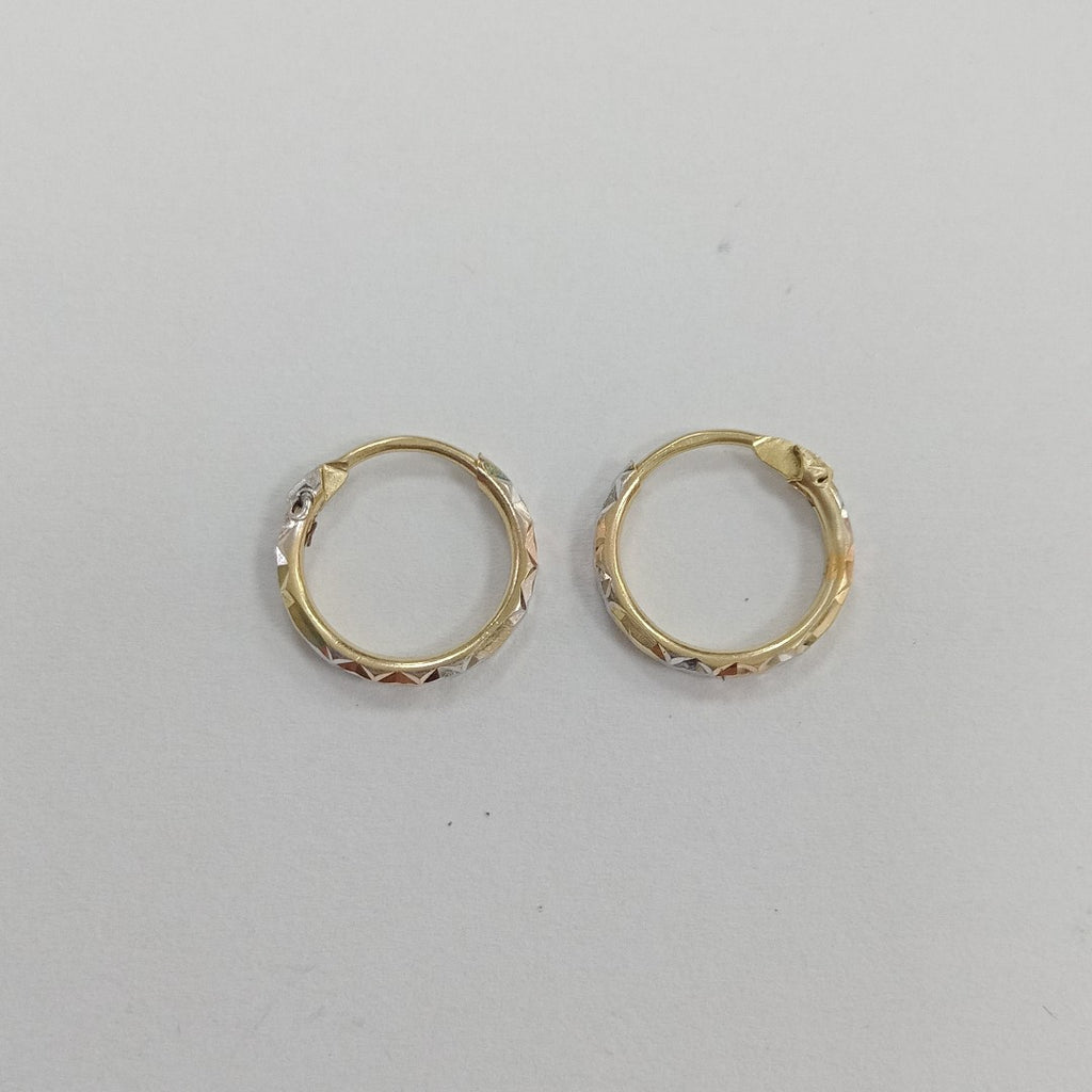 ARRACADAS PAR ORO 14 K 0,90 GRMS (SEMINUEVO)