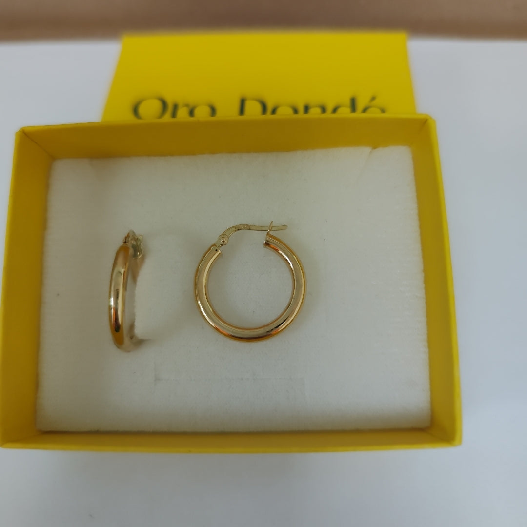 ARRACADAS ORO 14K 1.5 (NUEVO)