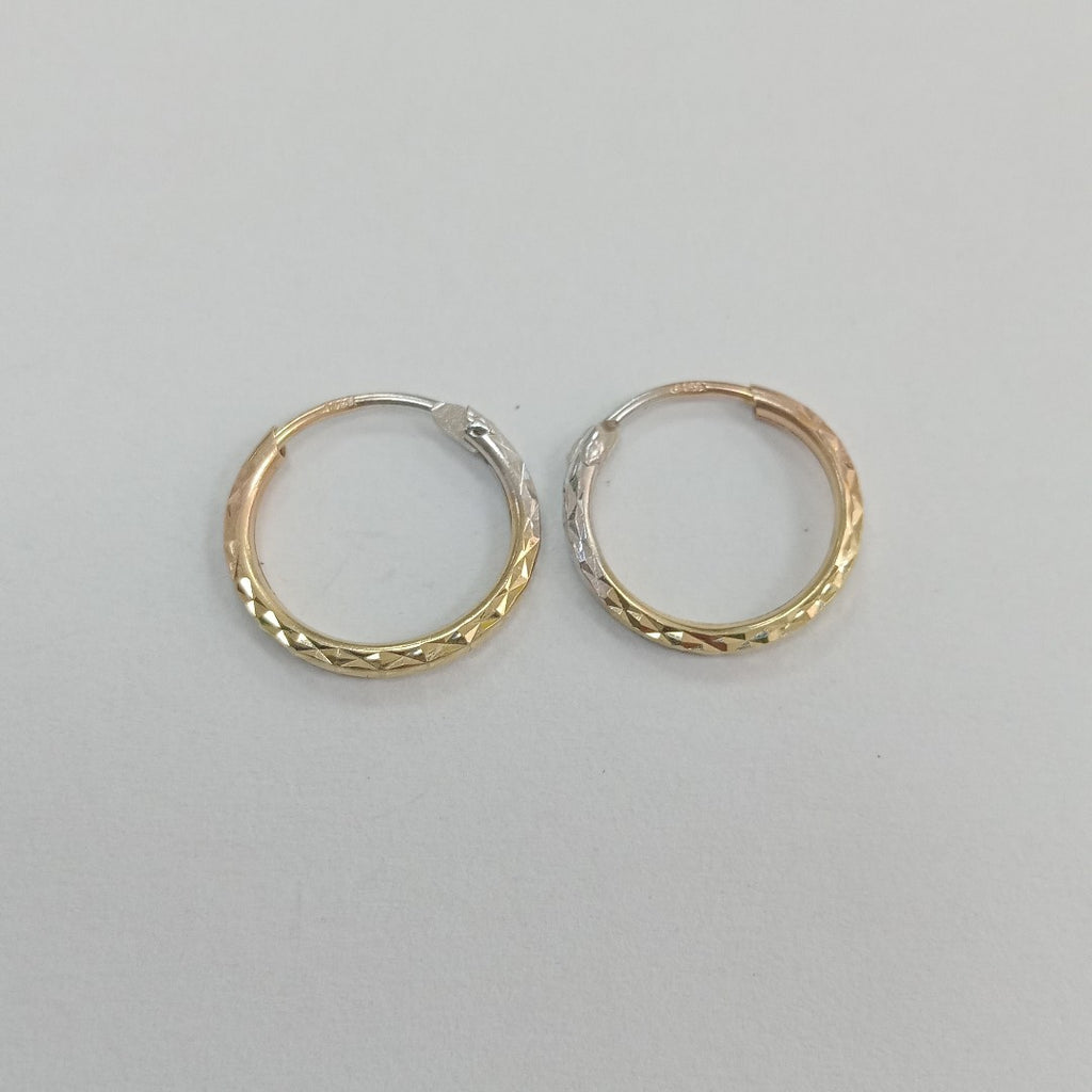 ARRACADAS PAR ORO 14 K 1,00 GRMS (SEMINUEVO)