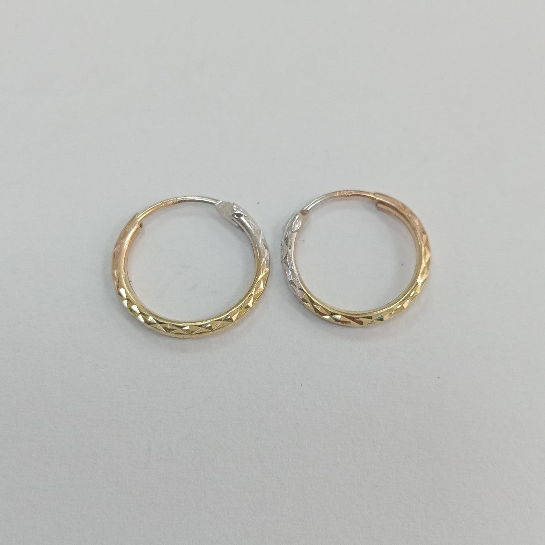 ARRACADAS PAR ORO 14 K 1,00 GRMS (SEMINUEVO)
