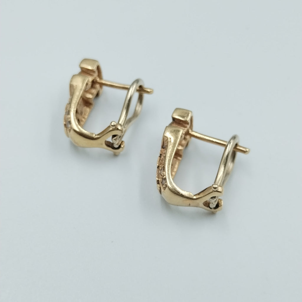 ARETES PAR ORO 14 K 6.4 GRMS (SEMINUEVO)