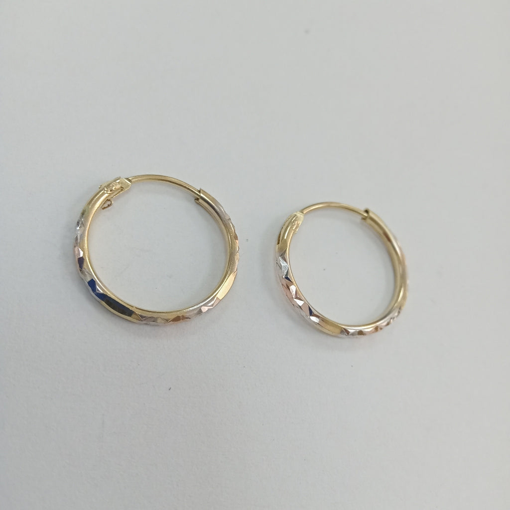ARRACADAS PAR ORO 14 K 1,20 GRMS (SEMINUEVO)