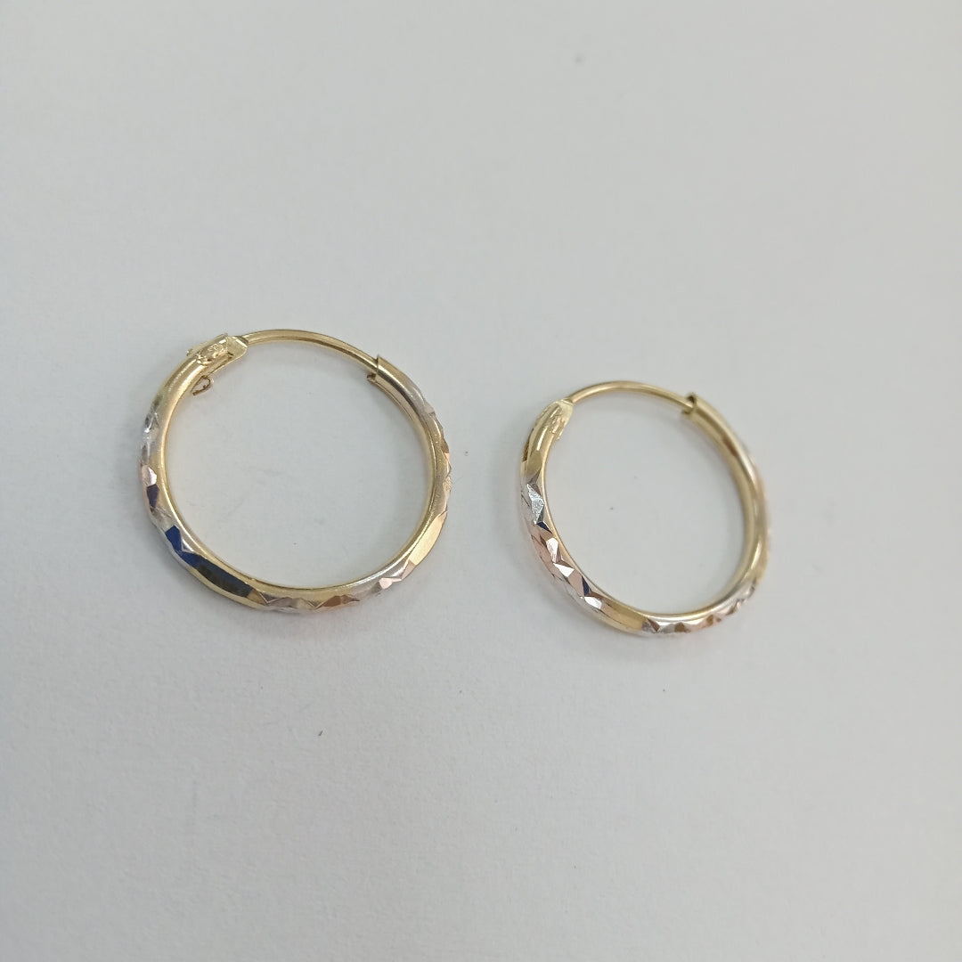 ARRACADAS PAR ORO 14 K 1,20 GRMS (SEMINUEVO)