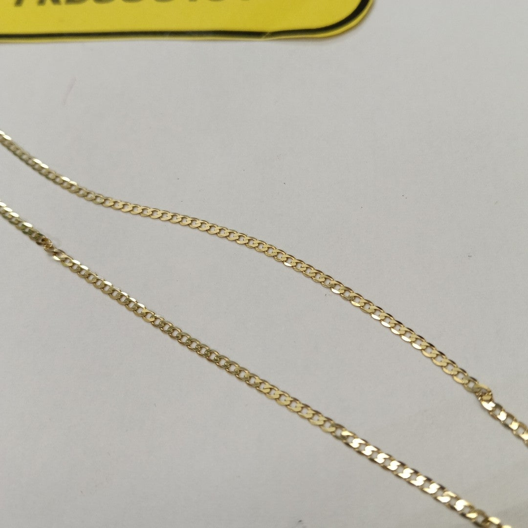 CADENAS BARBADA AMARILLA ORO 14K 2 (NUEVO)