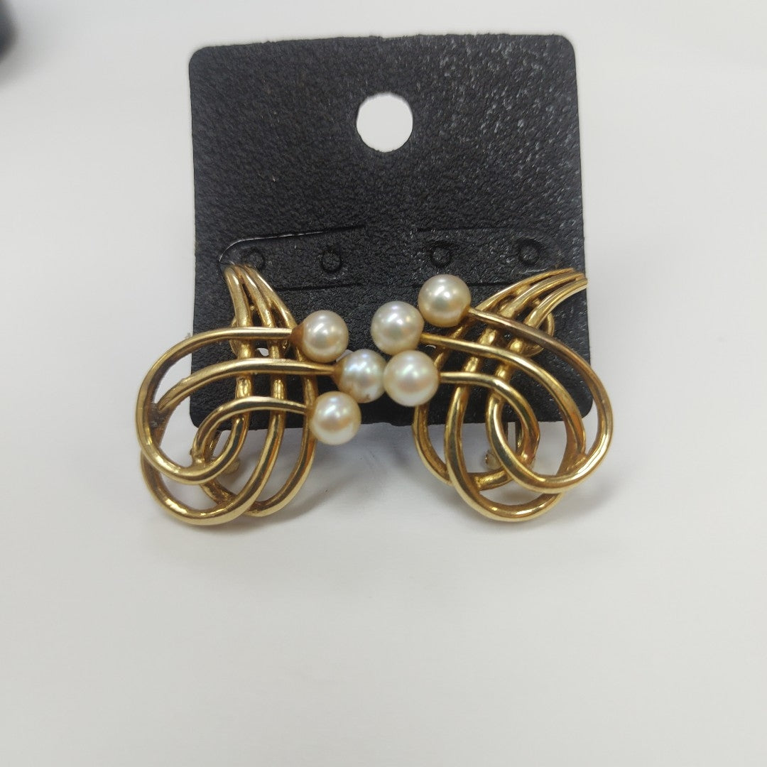 ARETES PAR ORO 14 K 11,20 GRMS (SEMINUEVO)