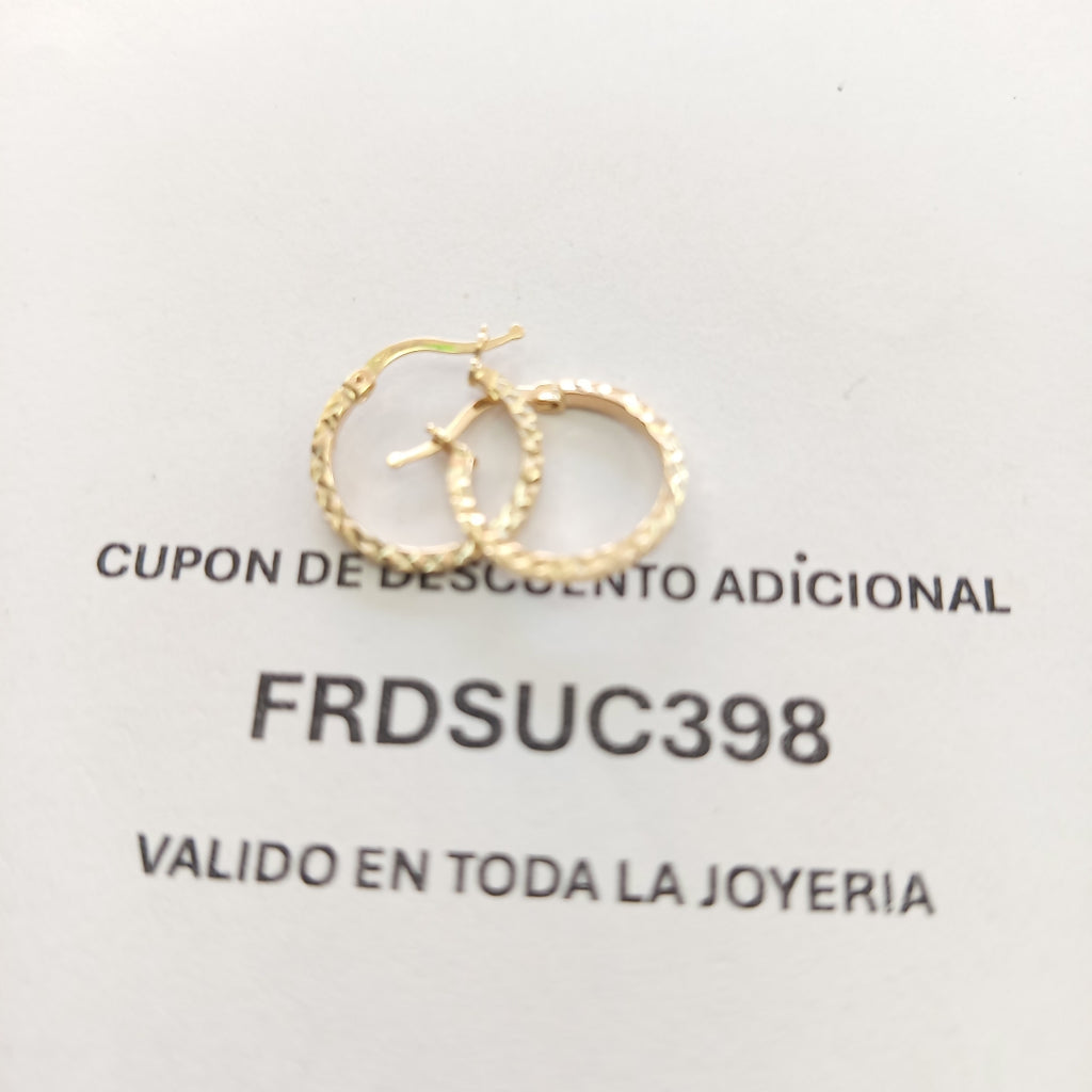 ARRACADAS ORO 14K 1.2 (NUEVO)